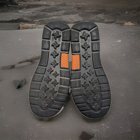 FLYLAND Men's Fashion Vintage Chukka Leather Ankle Boots Handmade Sz 13 - Picture 6 of 7